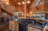 Step into rustic elegance with this stunning log cabin.