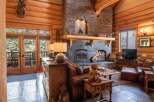 Step into rustic elegance with this stunning log cabin.