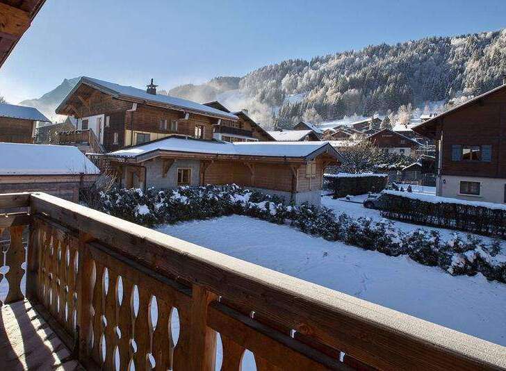 Experience the charm of a winter wonderland in this stunning property.