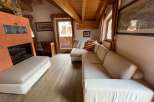 Cozy living room with a fireplace and comfortable seating.