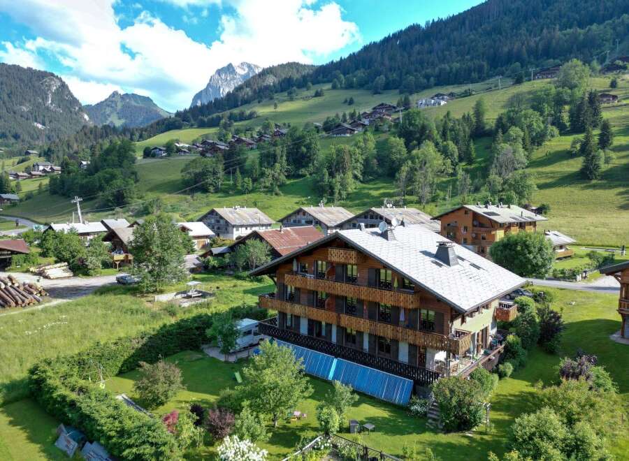 Discover a stunning mountain chalet nestled in a picturesque alpine village.