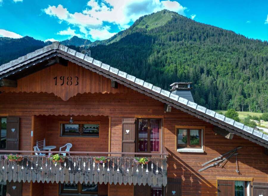 Escape to the mountains and experience the charm of this beautiful wooden chalet.