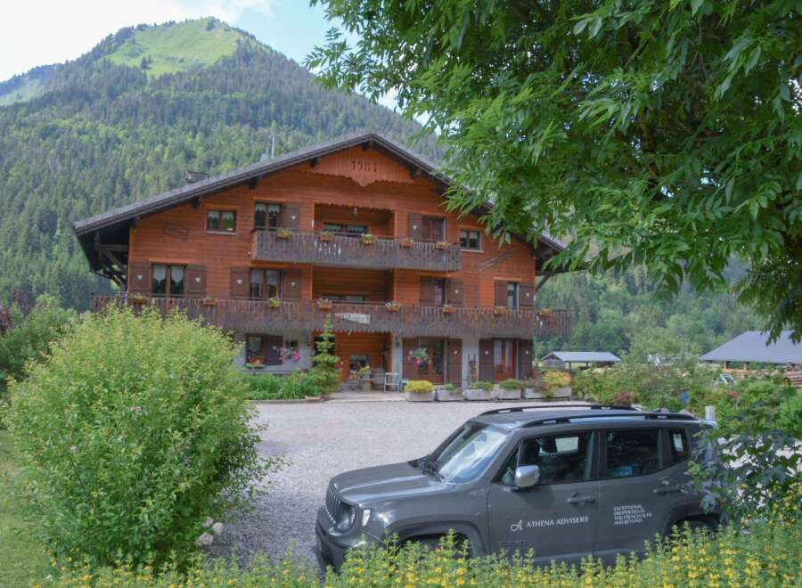 Discover a charming wooden chalet nestled in the heart of the French Alps.