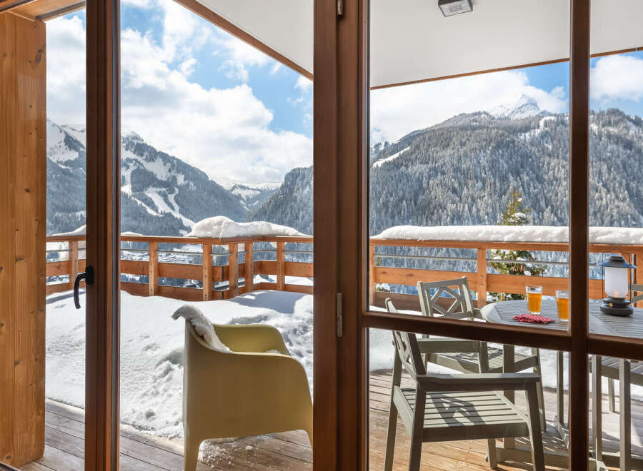 Enjoy breathtaking mountain views from this cozy retreat.