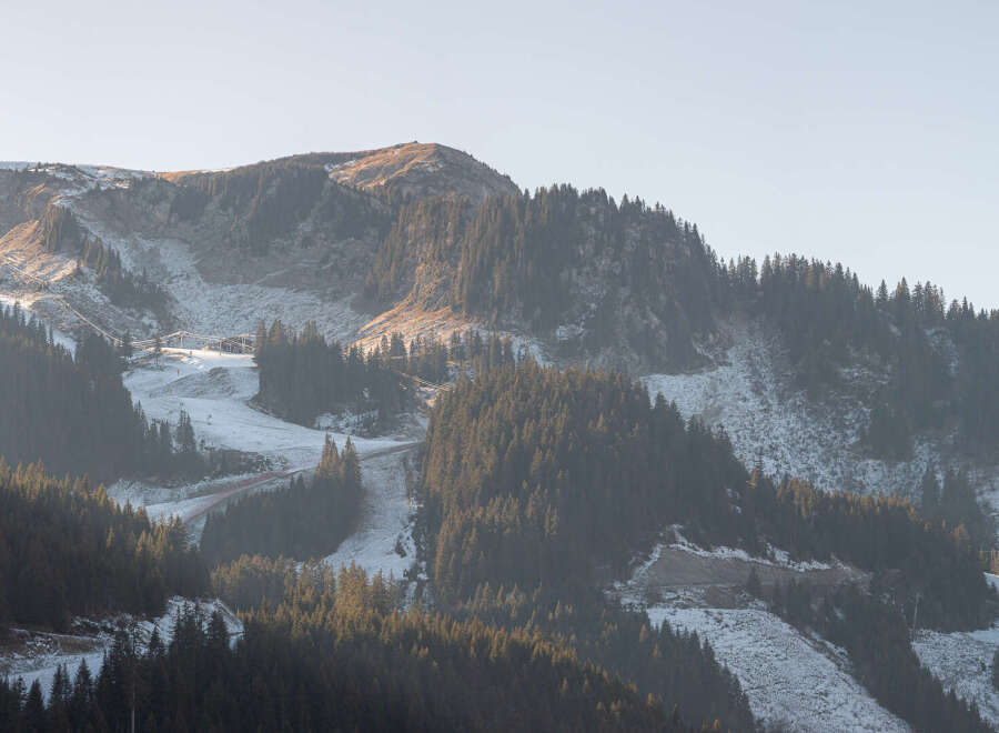 Explore the stunning mountain landscape, perfect for outdoor adventures.