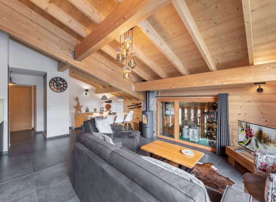 Experience the epitome of rustic luxury in this stunning chalet.
