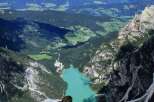Explore breathtaking mountain views and a stunning turquoise lake.