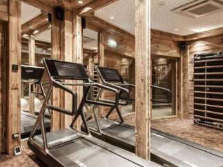 Experience the ultimate fitness retreat in this luxurious gym.
