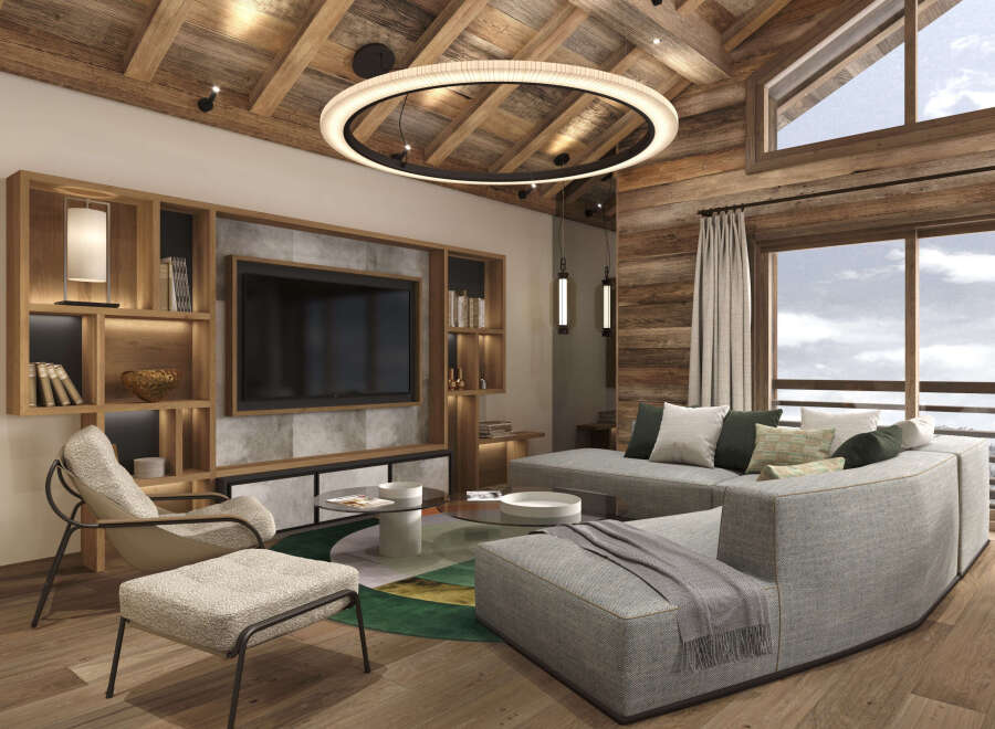 Experience luxury living in this stunning chalet-style home.
