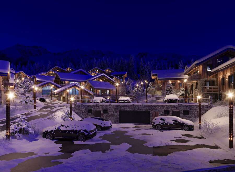 Experience the ultimate winter getaway in this stunning chalet village.