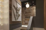 This stunning property boasts a unique blend of modern and rustic design elements.