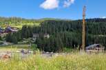 Discover a stunning mountain retreat nestled amidst lush greenery.