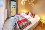 Cozy bedroom with a charming design.