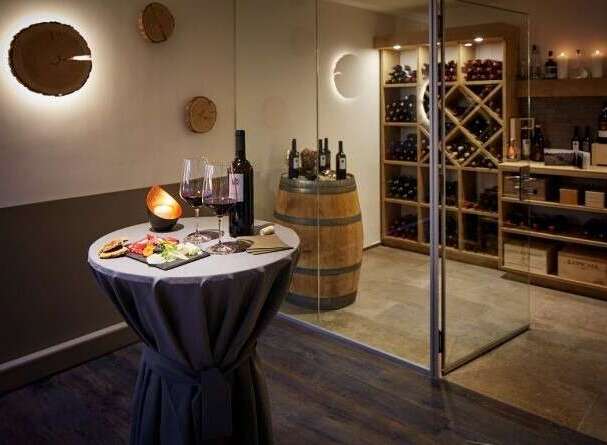 Indulge in the ultimate wine experience at this luxurious property.