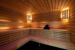 Relax and rejuvenate in this luxurious sauna.