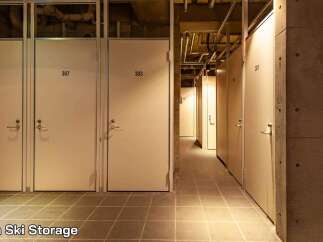 This Akazora Ski Storage offers secure, individual storage units for your skis and other winter sports equipment.