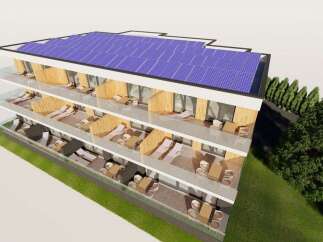 Discover the epitome of modern living in this stunning property, featuring solar panels for sustainable energy.