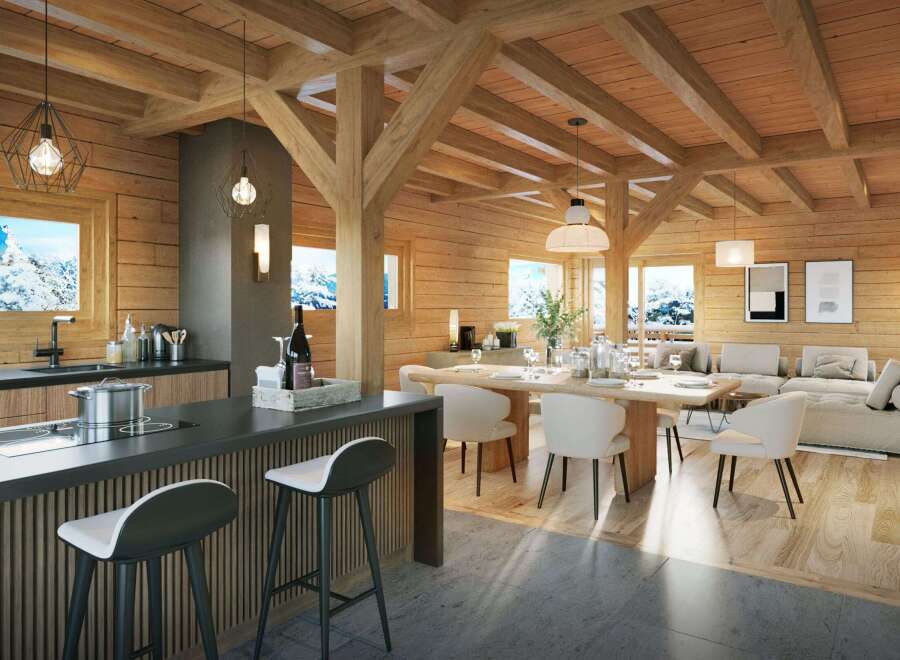Experience the ultimate in luxury living with this stunning chalet.