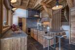Experience rustic elegance in this stunning kitchen.
