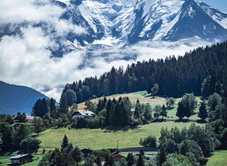 Nestled amidst the majestic mountains, this property offers breathtaking views and a serene escape.
