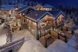 Experience luxury living in this stunning chalet nestled in a winter wonderland.