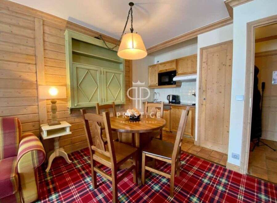 Cozy dining area with a rustic charm.
