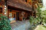 Discover the charm of this stunning wooden chalet, a perfect blend of rustic elegance and modern comfort.
