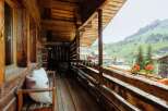 Experience the charm of this rustic property with a stunning mountain view.