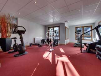 Discover the ultimate fitness retreat in this well-equipped gym.