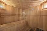 Experience ultimate relaxation in this luxurious sauna.
