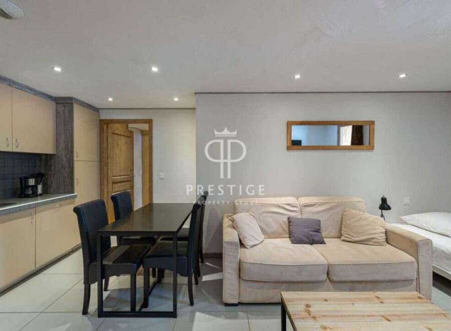 Discover a cozy living space with a modern touch.