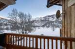 Enjoy breathtaking mountain views from this charming property.