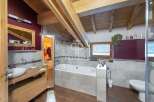 Discover a luxurious bathroom with a unique design.