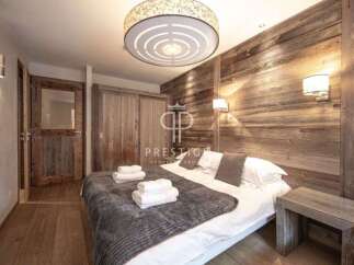 Experience rustic charm in this cozy bedroom.