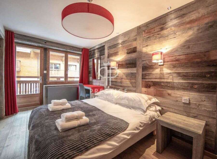 Experience rustic charm in this cozy bedroom.