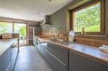Discover a stunning kitchen with modern design and natural light.