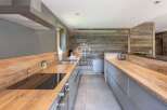 Discover the epitome of modern luxury in this stunning kitchen.