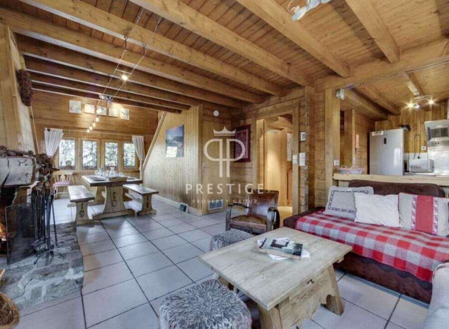 Experience the warmth of this stunning wooden chalet, perfect for a cozy retreat.