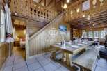 Experience rustic charm in this stunning wooden chalet.