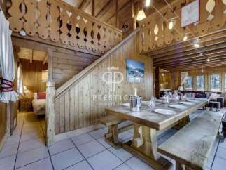 Experience rustic charm in this stunning wooden chalet.