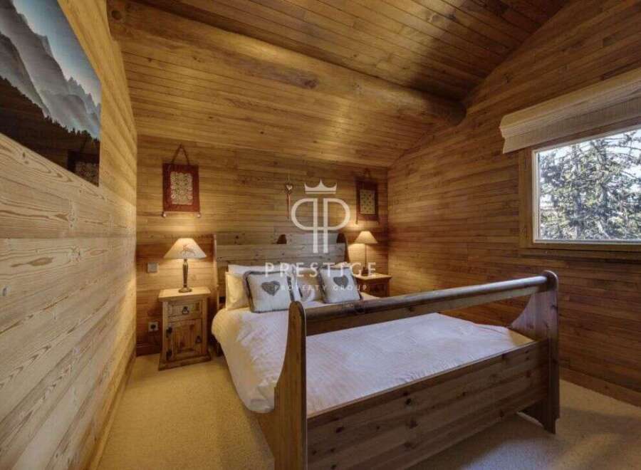 Experience rustic charm in this cozy bedroom.