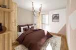 Experience luxury in this stunning bedroom.