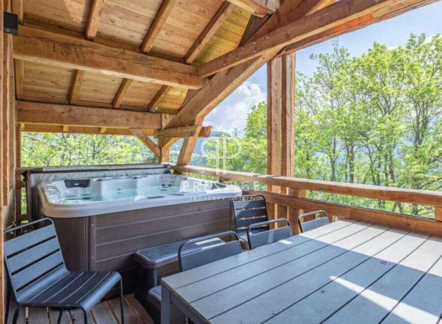 Enjoy the ultimate relaxation in this stunning property featuring a luxurious hot tub.