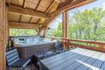 Enjoy the ultimate relaxation in this stunning property featuring a luxurious hot tub.