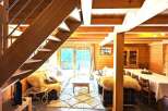 Discover the charm of this cozy wooden chalet, perfect for a mountain getaway.