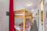 Cozy bunk beds in a charming property.