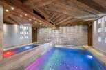 Indulge in luxury with this stunning indoor pool.