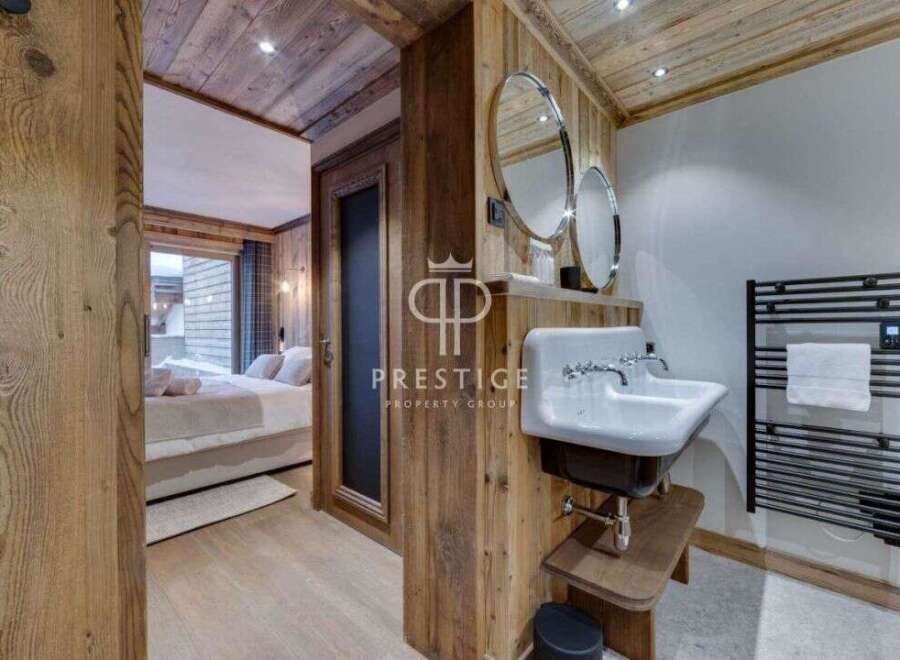 Experience luxury living in this stunning property, featuring exquisite wooden accents throughout.