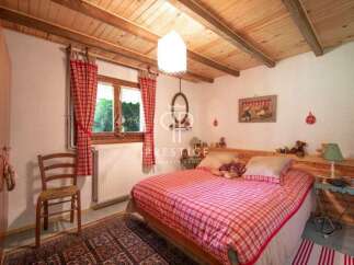 Charming bedroom with a cozy atmosphere.