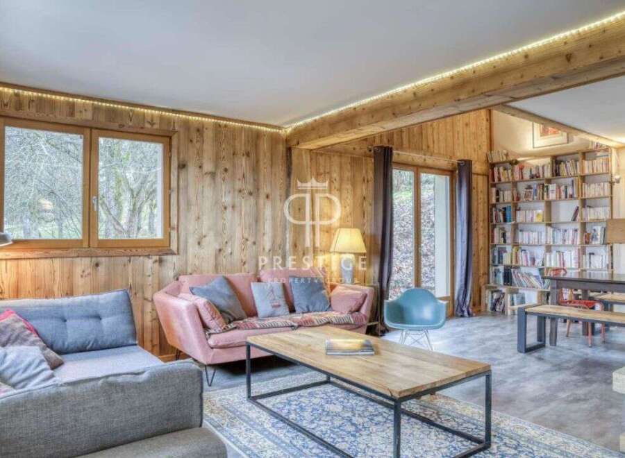 Discover a cozy living space with a touch of rustic charm.